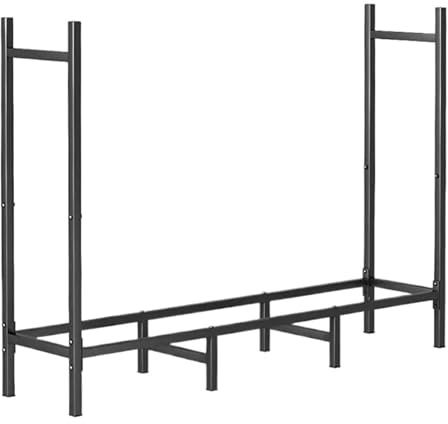 Kindling Basket Firewood Rack Indoor for Fireplace Wood Storage, Log Holder OutdoorHeavy Duty Log Stacker Stand Storage Carrier Log Baskets