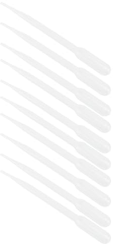 ULTECHNOVO Tubos de Alimentación para Camarones y Corales de Plástico 3ml, Paquete de 10 Piezas, Fáciles de Limpiar, Ideales para Criaderos Marinos y Acuarios