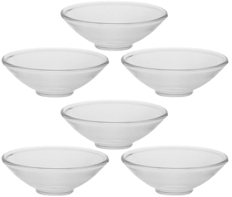 Roleader 6 Stück Tropfenfänger für Kerzen aus Glas Rundes Minimalistisches Design Wiederverwendbarer Wachsfänger für Zuhause und Entspannung