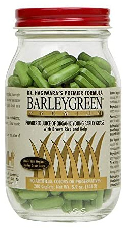 BARLEYGREEN Caplets Vegetable Supplement with Kelp & Brown Rice 280 Tablets