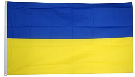 Flaggenfritze Fahne/Flagge Ukraine + gratis Sticker