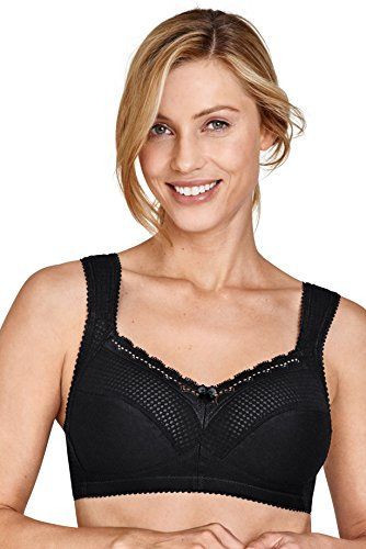 Reggiseno Senza Ferretto Sostenitivo con Coppa Piena Miss Mary Diamond 11B Black