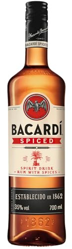 BACARDÍ Spiced, bebida espirituosa de ron añejado con especias, 35%, 70 cl