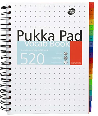 Pukka Vocab Book B5 A-Z Tabs 520 Wrd WT
