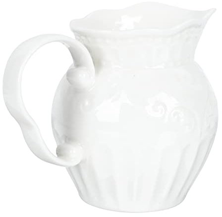 TOPBATHY Terrarien Milchkanne mit Griff Keramik Kaffeetasse Milch Krug Milch Europ?ische Aufsch?umen Krug Milchk?nnchen Sahnekanne für Milch Sahne Sauce Kaffee Saftkrug Porzellan