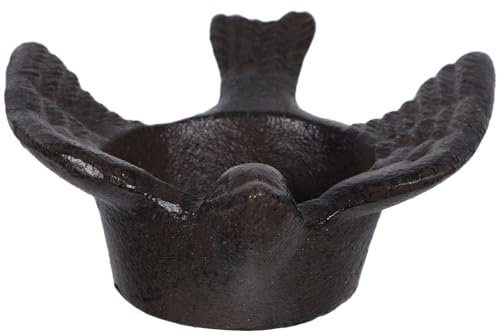 Abaodam Cast Iron Bird Candle Holder Vintage Tea Light Stand Decorative Home Decor Centerpiece Tabletop Metal Candle Stand 4.72X4.01X1.41In