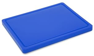 METRO Professional Tabla de cortar, GN 1/2, polietileno de alta densidad (HDPE), 32,5 x 26,5 x 2 cm, color azul, 3226-GT