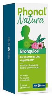 Cuidado de la nariz, garganta y vías respiratorias.Phonal® Natura Bronquios. 200ml. Reig jofre