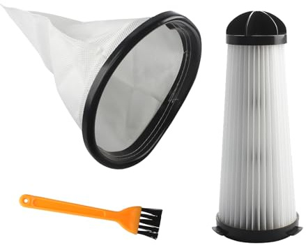 2KE2105000 HEPA Cloth Bag Liner and 2KE2110000 Replacement Filter Fit for Hoover Shoulder Vac Pro Vacuum Cleaner C2401 and for Royal RY4000, RY4001 backpack Vacuum