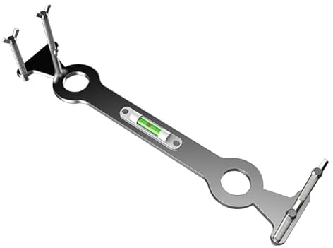 Generisch Niveau de tuyau d'eau - Pour tuyau d'eau de toilette - Clé de salle de bain - Niveau de tuyau d'eau - Clé de robinet de douche, pommeau de douche et clé de robinet, clé de salle de bain pour