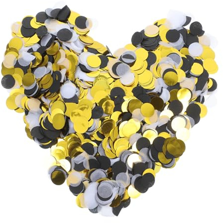 MAGICLULU 1sacchetto Decorativi Sparsi Cerchi Circolari Pois Metallici Per Decorazioni Palloncini Feste e Celebrazioni