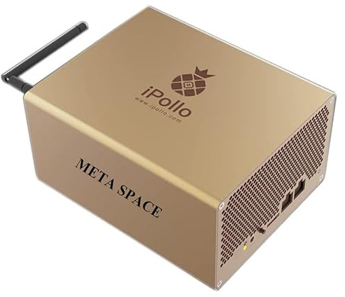 Usato Ipollo V1 Mini ETC Minatore 300MH/s 240W 6GB RAM Connessione WiFi a bassa potenza con PSU Asic Miner ETCHASH Algoritmo Ethereum Classic Home ETC Mining