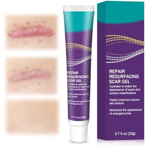 20g Gel Crema per Cicatrici - Formula Intensiva per Migliorare Visibilmente l'Aspetto delle Cicatrici - Cura della Pelle - Visibile Effetto Rassodante - Per Uomini e Donne