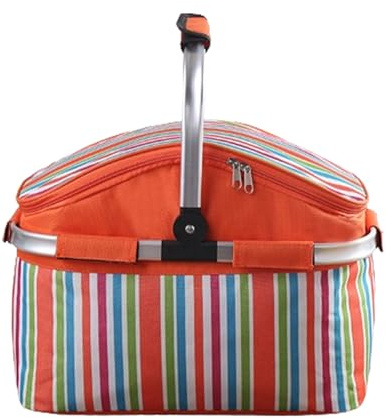 Cesto da picnic refrigerato - Cesto refrigerato portatile da 30 litri