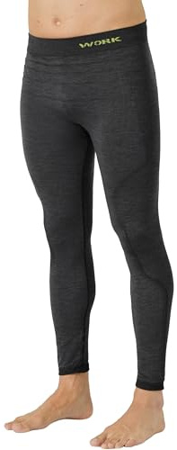 NOLOGO KATIACALZE Calzamaglia Termica Uomo da Lavoro Lana Merino - Intimo Termico Uomo Invernale, Elasticizzato, Senza Cuciture, Traspirante e Termoregolante - Made in Italy