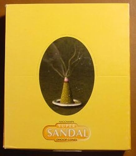 Super Sandal Cones - Box of 12 Packages (144 Cones Total) - Satya Sai Baba Incense