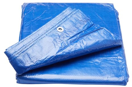 ProDec 30' x 15' Roof Tarpaulin Waterproof Heavy Duty Waterproof Sheet | Double Laminated with Eyelets, Outdoor Furniture Cover, Caravan Cover Sheet, Camping Tarp, Ground Sheets for Camping