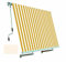 Tenda da sole per balcone con sistema a caduta Colore ECRU 250x250 cm PAPILLON