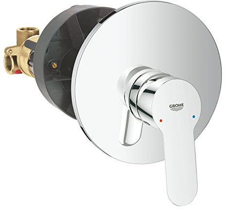 Grohe Bauedge - Grifo monomando empotrado de ducha, color cromo, (1/2) (Ref. 29078000)