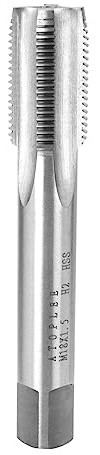 ATOPLEE Métrique HSS Tarauds à fileter M18 droit fil Bits de perceuse à main (M18x1,5)
