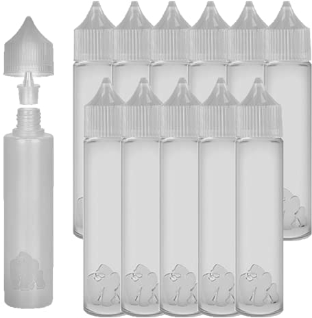 Chubby Gorilla Tropfflaschen, 60 ml, LDPE, flexibel, 12 Stück