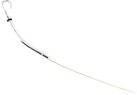 Keenso Motorölmessstab, Edelstahl 19-Zoll-Ölmessstab Ersatzrohr Fahrerseite für SBC 283 327 350 400 Motor 1955-1979(Silber) Sonstiges Zubehör Motor-Systeme