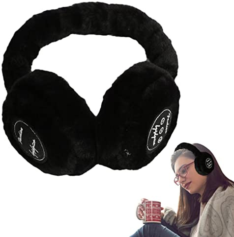 Winter Wireless Ear Muffs,Foldable Fuzzy Warm Noise Cancelling Headphones | 5.0 Wireless Earpiece For Autumn And Winter Sport Running