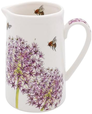 Lesser & Pavey Caraffa progettata in Gran Bretagna per cucina e casa, bella brocca stampata per latte, acqua, succo e altre esigenze | Brocca con alghe taniche per cucine di casa e ufficio - Sarah