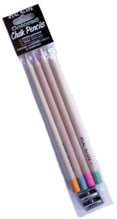 Craft County Bunte Kreidestifte und Spitzer Set - Jumbo 10 mm