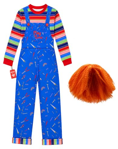 Morph Déguisement Poupée Possédée, Costume Film Horreur Adulte, Tenue Halloween Horreur Adulte, L