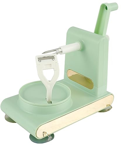 Fruit Peeler Set, Hand Cranked Peeler with Crank Corer Multi-Function Stainless Steel, Peeling Machine Fast Manual Setting Fruit and Vegetable Peelers for Kitchen Home