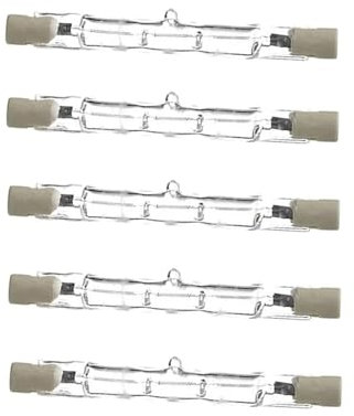 UGEFKMQ Lampadine Alogene R7S 78mm 230V 150W Lampada Tubo Alogeno R7S Proiettore Alogeno Lineare Dimmerabile J78 Lampadina Alogena R7S Bianco Caldo 1Pc 100W