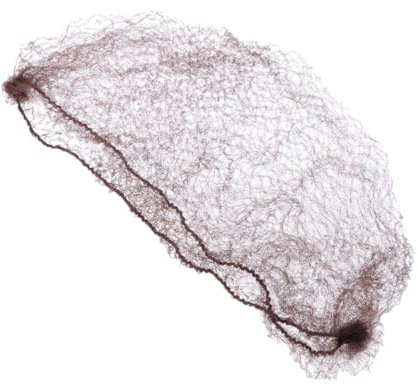 Healvian 100 Stück Unsichtbare Elastische Haarnetze 50cm Wiederverwendbare Duttabdeckung Für Frauen Und Mädchen Atmungsaktives Verkleidungszubehör in Kaffee