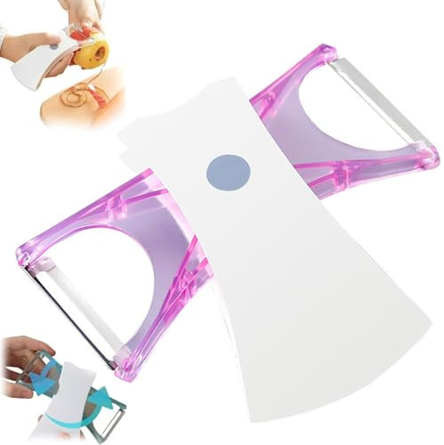 Rightfavour - Rallador multifuncional, pelador 2 en 1 de acero inoxidable de doble filo, pelador de frutas, verduras y peladores, pelador con hoja de acero, eje giratorio para frutas y verduras