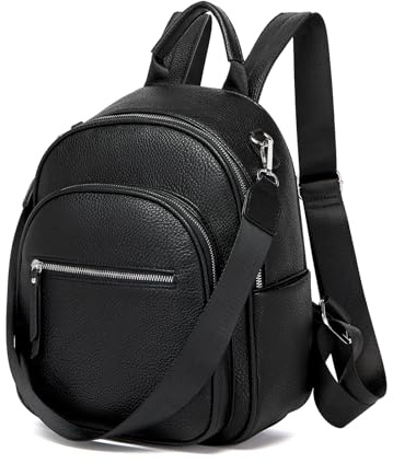 Miss Lulu Kleiner Rucksack Damen, Elegant Cityrucksack Kleiner Tagesrucksack Damenrucksack Wasserdicht, Mini Casual Daypack Backpack Women Modern für Freizeit Reisen Schule Arbeit