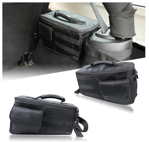 Laderaumabdeckung Kofferraum-Seitenaufbewahrungstasche Organizer Für Jeep Für Wrangler Für JK 2007–2012 2013 2014 2015 2016 2017 Autozubehör Verstauen Aufräumen Frachtabdeckungen(A Set)