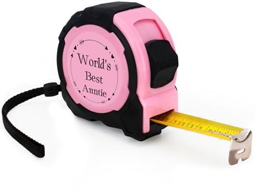 Cadeau pour tante - Cadeau d'anniversaire, de Noël, de fête des mères de la part d'un neveu, d'une nièce, d'un ruban à mesurer personnalisé