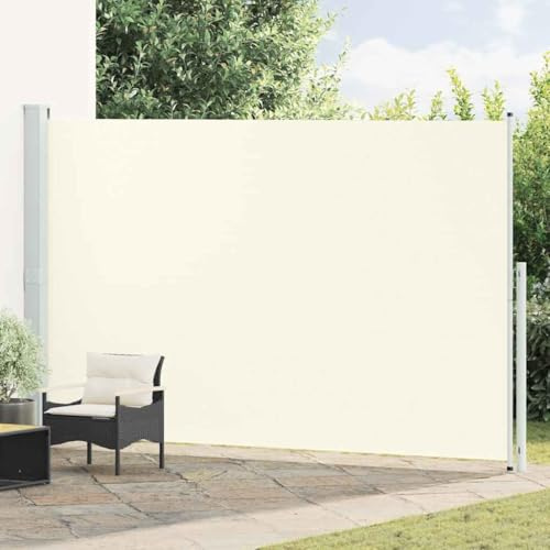 Genérico Toldo Lateral retráctil para Patio Crema 220x500 cm,Casa y jardín,Jardín,Artículos de Exterior,Sombrillas-313430