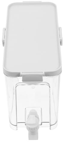 BAZEITFLOW Jarra con Grifo para Nevera de 3.5l, Dispensador de Agua Fría en Pet y Silicona, Fácil de Abrir y Añadir Ingredientes para Casa