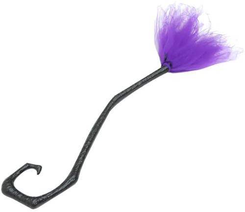 JOINPAYA Decorazione Scopa da Strega Staccabile per Halloween, Accessorio Cosplay Leggero e Resistente, Oggetto Scenico Riutilizzabile per Feste e Giochi di Ruolo