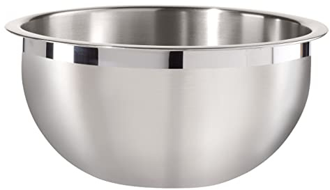 Oggi 8-Quart Two-Tone Stainless Steel Mixing Bowl with Airtight Lid