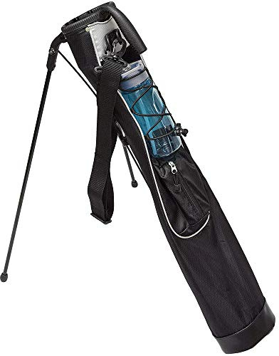 JEF WORLD OF GOLF Jr1256 Pitch & Putt Sunday Sac avec Support et poignée Unisexe, Noir, 2 pounds