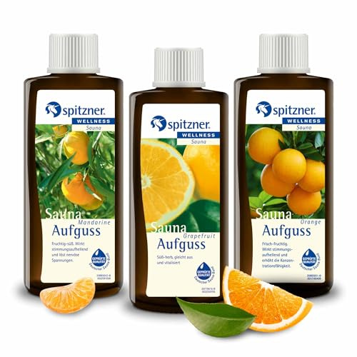 Spitzner Saunaaufguss Set Zitrusfrisch (3 x 190ml)
