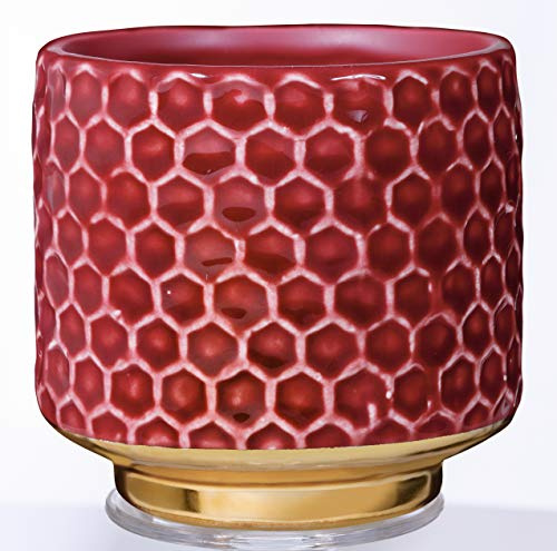 Bloomingville Maceta Home - Macetas Decorativas Color para Interior Estilo Retro Creativo S (10 cm ø), Rojo, Cerámica