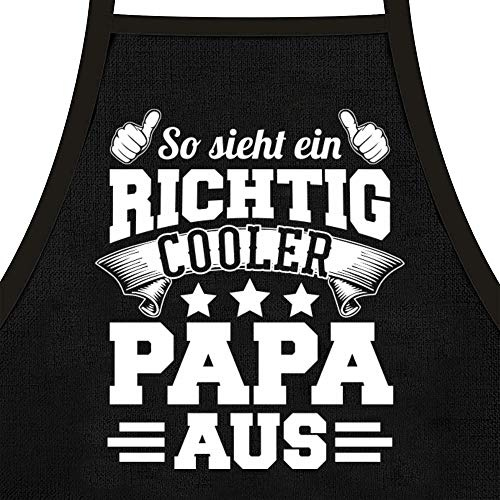 Shirtoo Grill- / Kochschürze zum Geburtstag - So sieht ein richtig cooler Papa aus