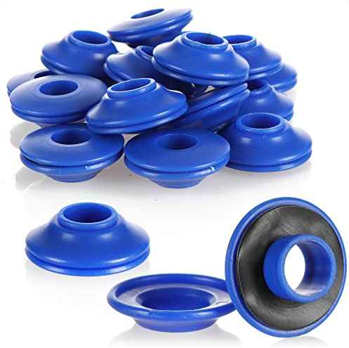 COM-FOUR® 20x Oeillets pour bâches, Ensemble d'oeillets en Plastique | tentes et voiles - 10mm