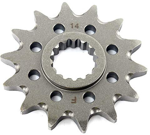TARAZON 14 dientes Piñón delantero de acero de motocicleta cadena para 125-530 EXC SX SXF EXC-F MXC 1998-2019,Beta 350 RR 2011-2018,400 RR 2005-2016,450 RR 2005-2014,para Husaberg,para Husqvarna