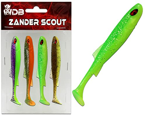 Wild Devil Baits Zander Scout Gummifisch Shad Zanderköder