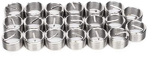 Gängreparationsreduceringsmutter M12 x 1,25, 20 st Gängomvandlingshylsa för Bilar - Metriska Satser för Reparation Av Gängor och Gängskydd