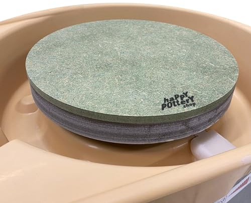Genérico Plato Base de madera hidrófuga resistente al agua para torno de cerámica, disponible en diferentes diámetros